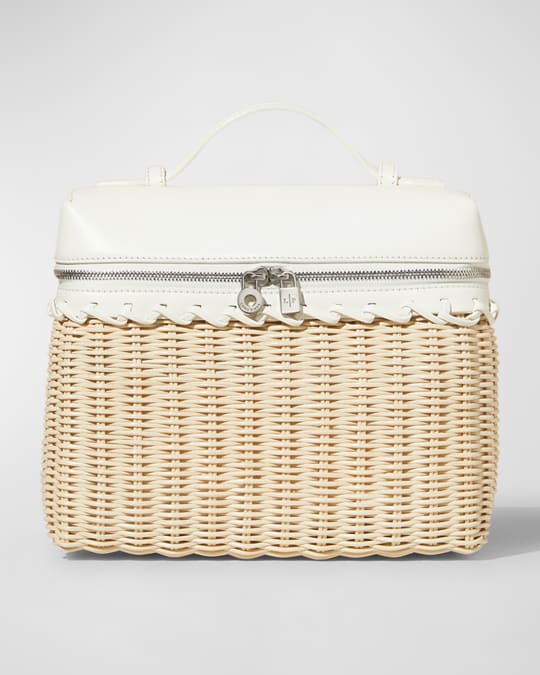 Extra Pocket L19 Wicker Leather Pouch