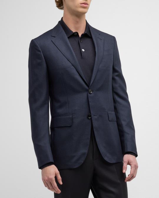 ZEGNA Men's Graph Check Sport Coat | Neiman Marcus