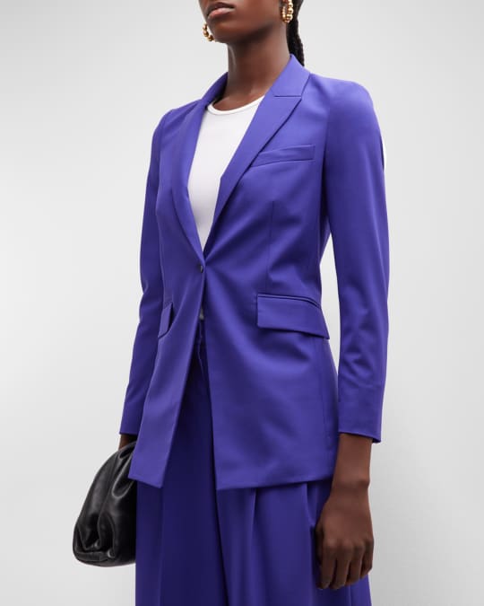 Etiennette Good Wool Cutaway Blazer