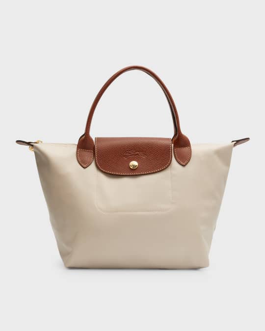 Shop Longchamp Le Pliage Colorblock Canvas Shoulder Bag