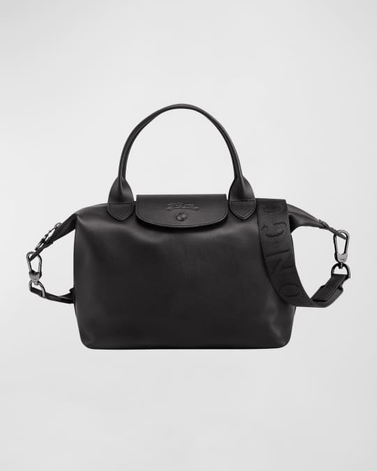 Le Pliage Cuir Small Leather Shoulder Bag