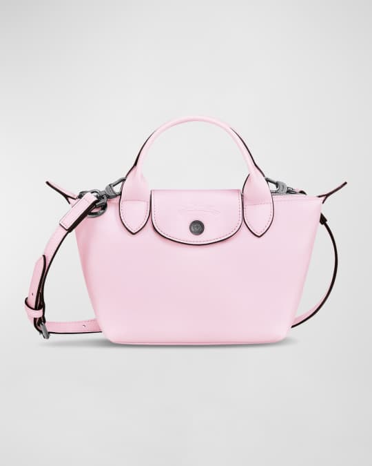 Le Pliage Cuir Pink XS Top-Handle Bag