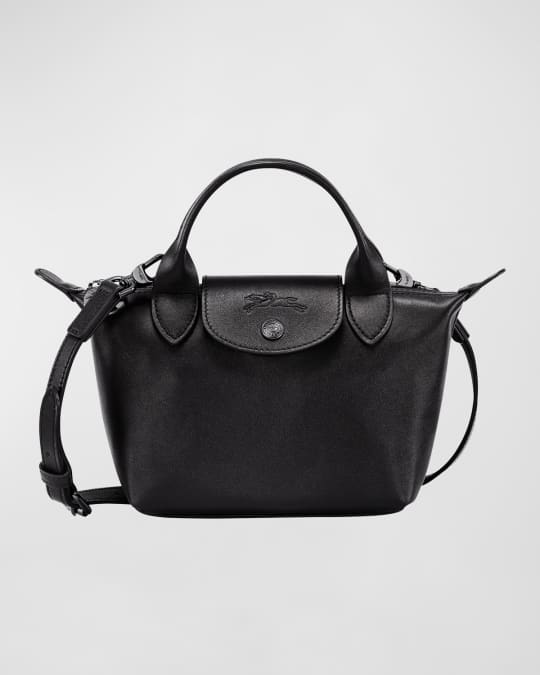 Longchamp le pliage cuir xs hot sale