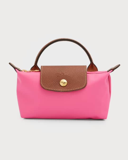 Longchamp Le Pliage Flamingo Pink Nylon Hobo Bag