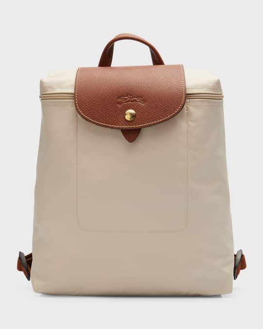 Longchamp canvas backpack sale