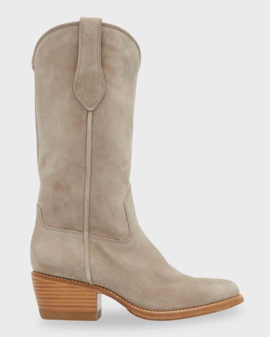 Rag & Bone RB Suede Cowboy Boots | Neiman Marcus