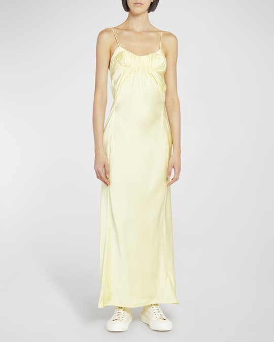 jil sander evening dresses Jil Sander Spring 2020 Silk White Gown main image 1