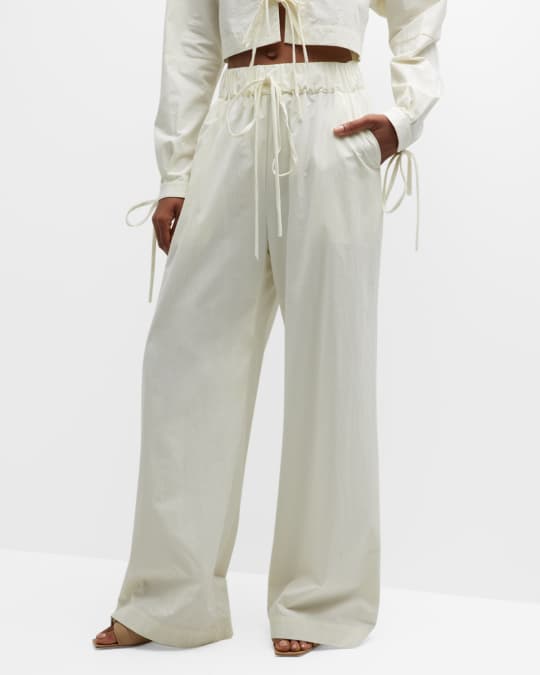 【BAON】Duci Summer Cotton Wide Pants BAON】Duci Summer Cotton Wide Pants bkk19462_mono_xl?$