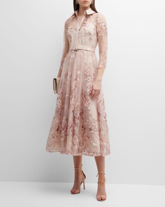 Badgley mischka shirt dress on sale