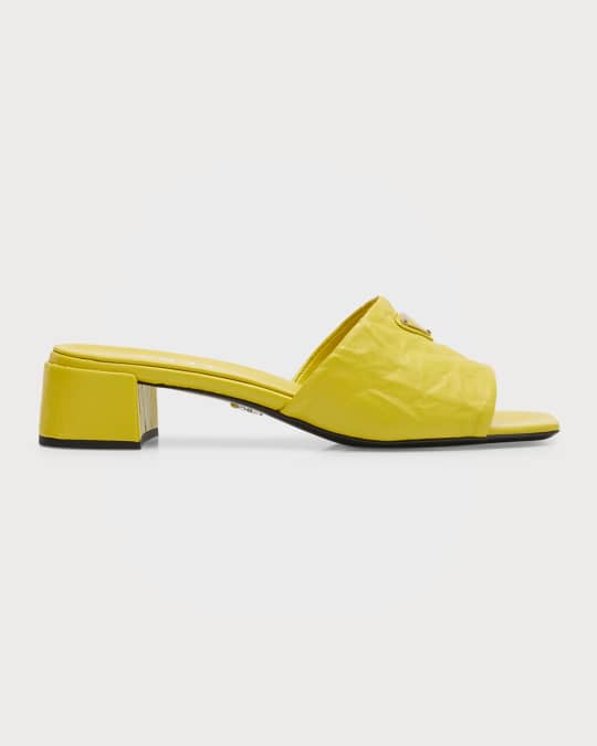 Prada mule sandals hot sale