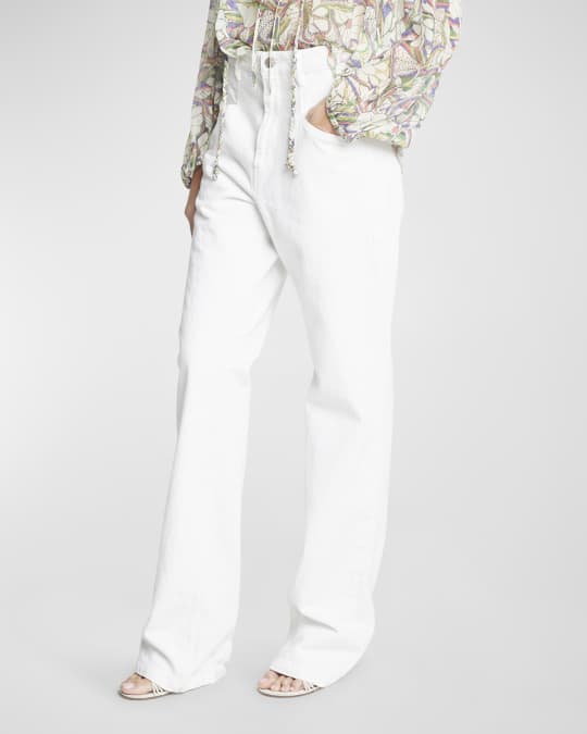 【１着でも送料無料】 Isabel Jeans Denim Straight-Leg High-Rise Nadege Marant パンツ