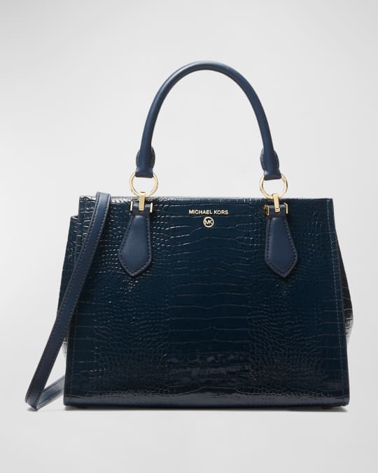 Michael kors croc embossed tote on sale