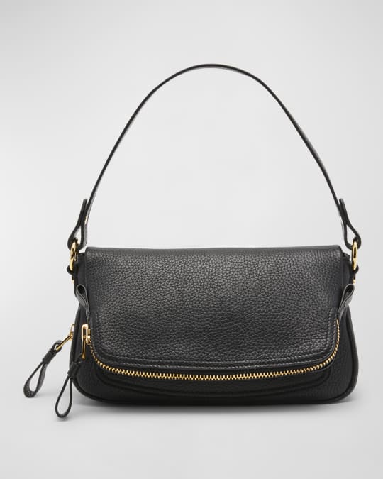 TOM FORD Jennifer E/W Shoulder Bag in Grained Leather | Neiman Marcus