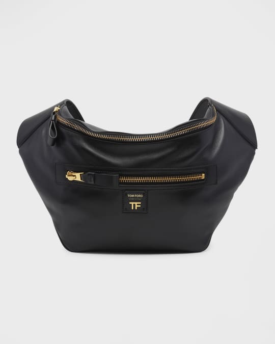 TOM FORD Sling Zip Leather Shoulder Bag