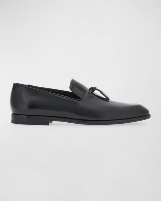 Ferragamo Men's Leather Tassel Loafers | Neiman Marcus
