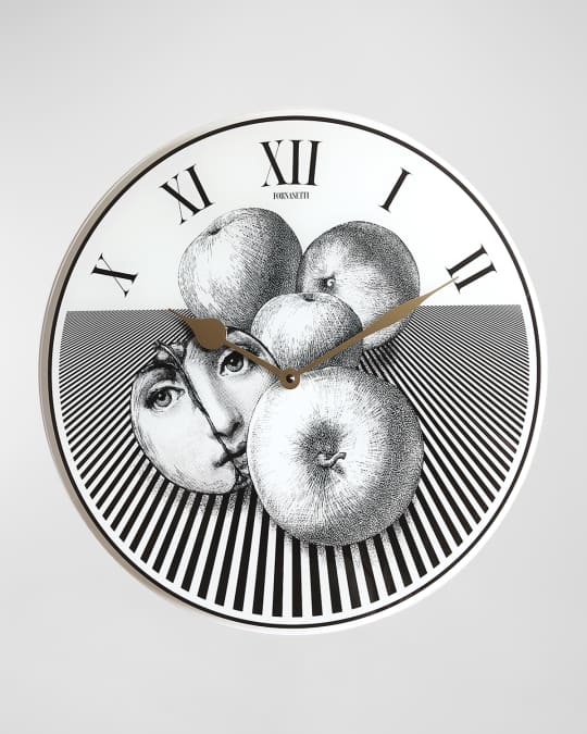 Fornasetti Tema e Variazioni N.390 Wall Clock | Neiman Marcus