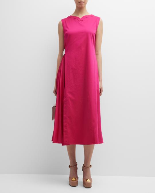 open lace back dress Pink Single Strap Avanti Milano Evening Dress L