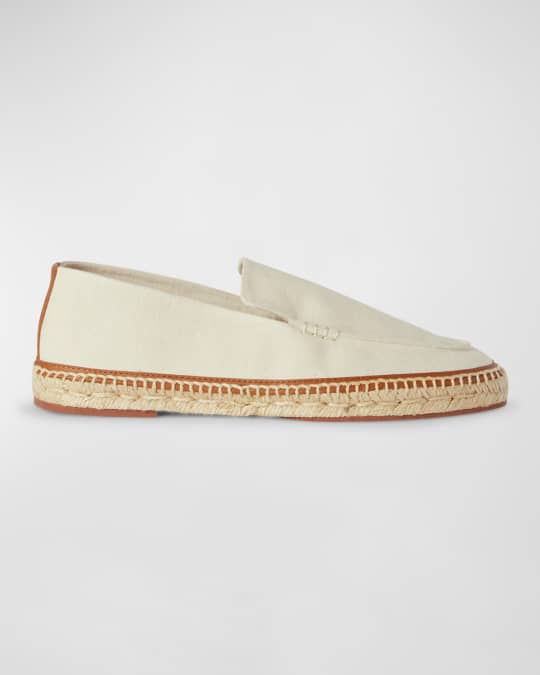 Loro Piana Men's Seaside Walk Cotton-Linen Espadrilles