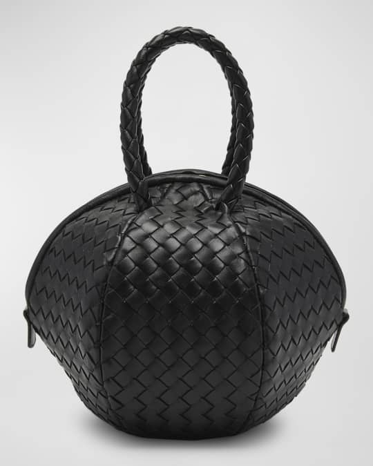 超爆安 Bottega Veneta Mava Intrecciato Lambskin Top-Handle Bag バッグ