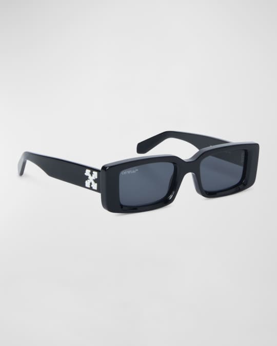 Off-White Arthur Acetate Rectangle Sunglasses Neiman Marcus