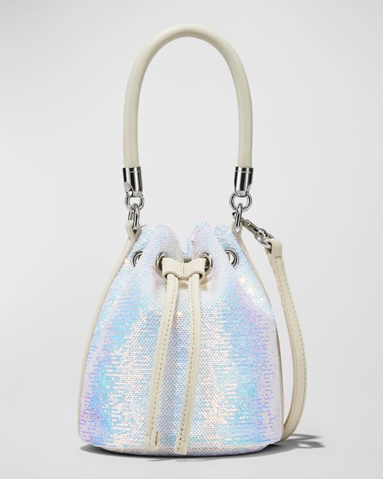 Sequin shop bucket bag