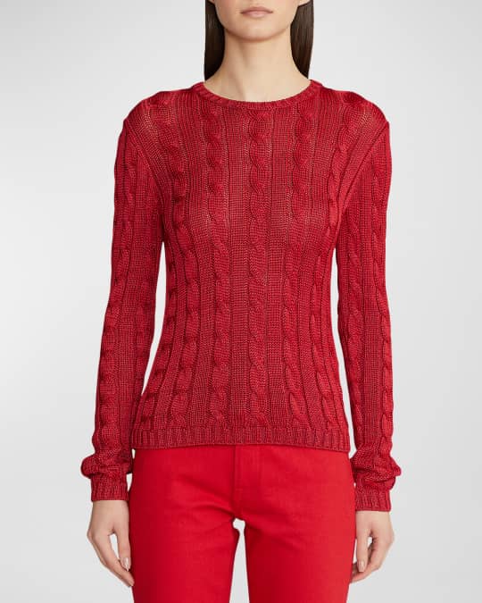 Ralph lauren silk sweater cheap
