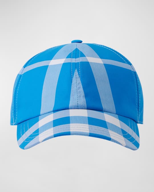 Burberry Men s Check Baseball Cap Neiman Marcus