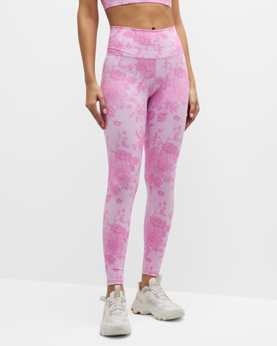 Terez Midnight Blue Splatter DuoKnit Leggings