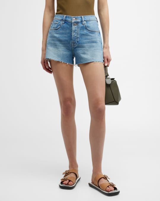 7 for all mankind cut off shorts sales