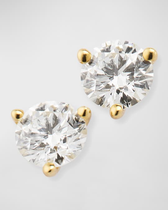 Neiman Marcus Diamonds 18k Yellow Gold Martini Diamond Earrings Neiman Marcus