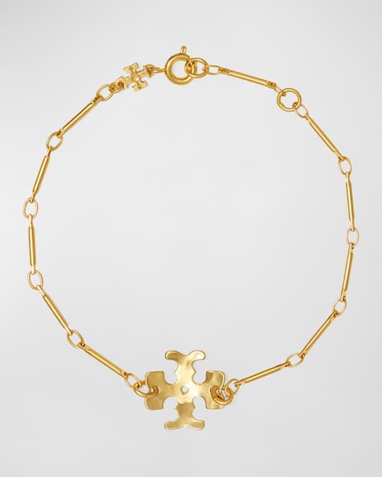 Tory Burch Good Luck Chain Bracelet in Tory Gold