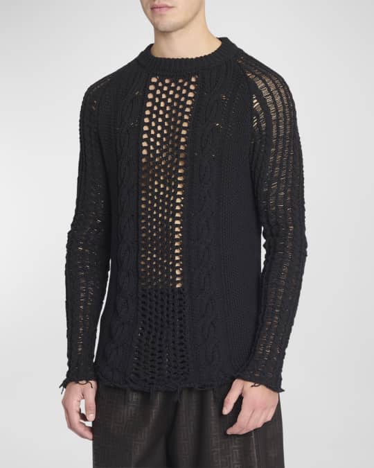 Leoom - Cable Knit Sweater / Mini A-Line Skirt