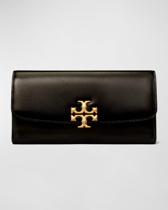 Tory Burch Eleanor Envelope Flap Leather Wallet Neiman Marcus
