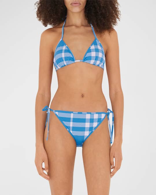 Burberry vintage check triangle bikini store