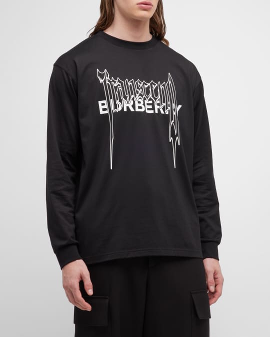 Burberry Men s Rock Logo T Shirt Neiman Marcus