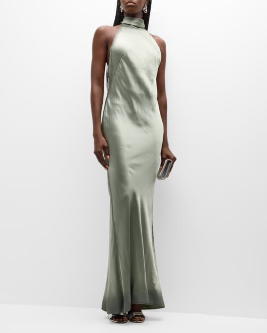 sachin and babi light blue dress Iconic Ralph Lauren Autumn/Winter 2003 slip dress (Look 36) 🖤 ⁠ In her  review of the A/W 2003 collection for Vogue, Janet Ozzard noted that this  particular gown “[demands] a night…on the
