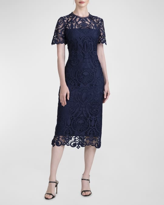 chinese dress ladies Shoshanna Women's Scarlett Velvet Lace Pierre Dress, Scarlett, 10 at Amazon  Women's Clothing store main image 0