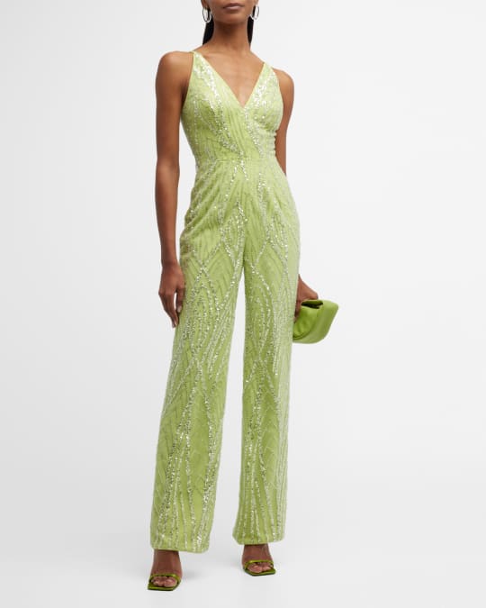 Neiman marcus sequin jumpsuit 2025