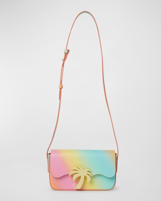 ショルダーバッグ・ポシェット PALM ANGELS PALM BEACH LEATHER BAG Palm Angels Palm Beach Shoulder Bag | White | FARFETCH
