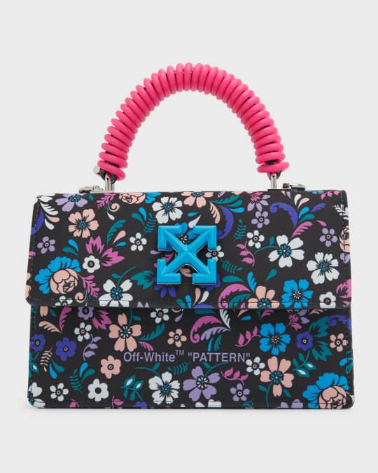 Jitney 1.4 Floral Print Top Handle Bag