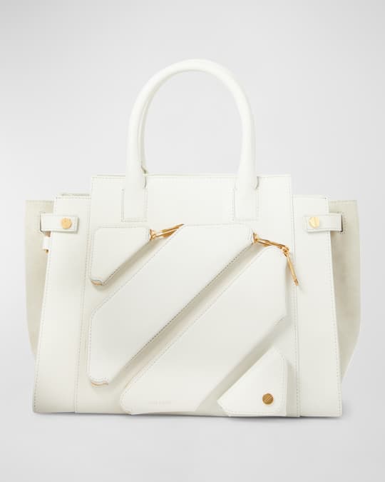 Neiman marcus white tote clearance bag