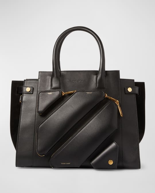 Neiman marcus white tote bag store