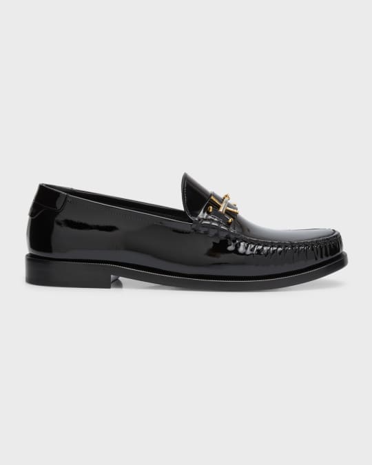 Saint Laurent Le Patent Leather Loafers | Neiman Marcus