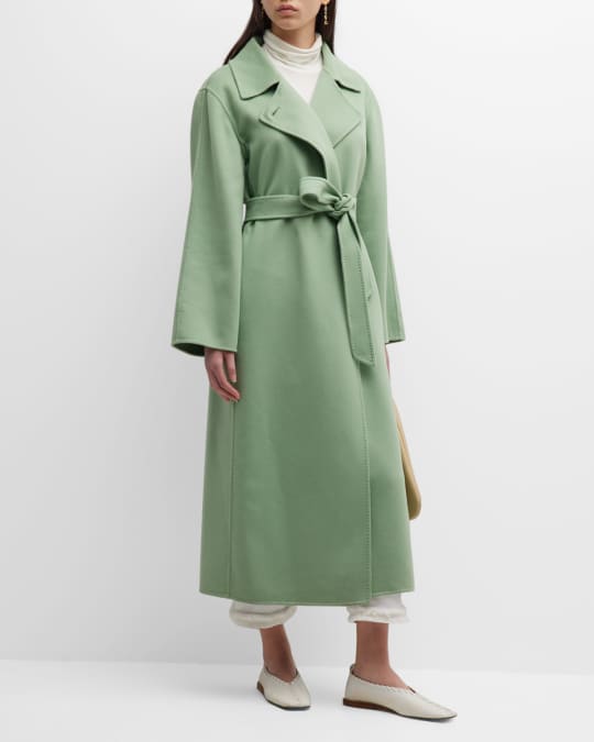 Max mara cashmere wrap sale coat