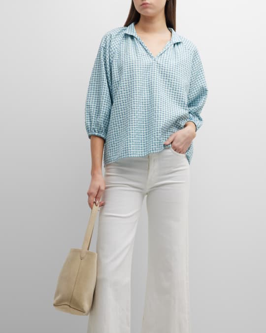 Finley Surplice Print Top Finley Surplice Print Top