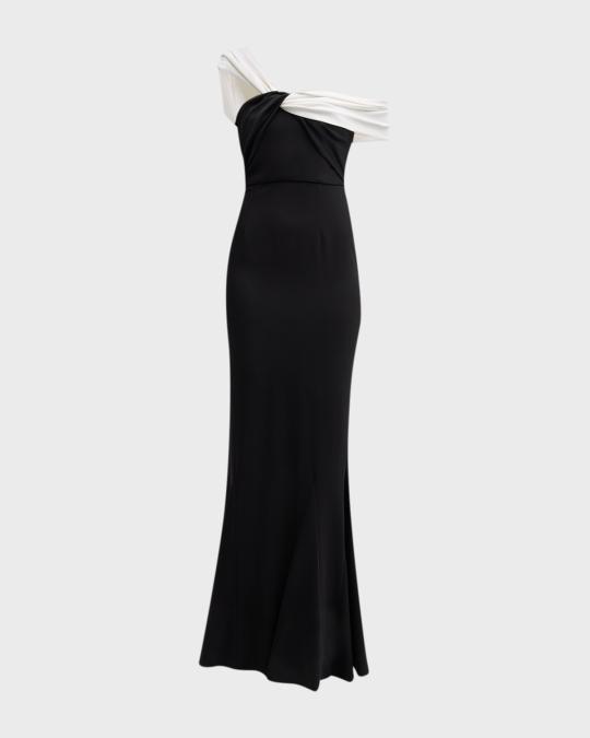 black mini dress bow back Melody Taffeta Size:Adult | 48|R The long sleeves provide No Cuff Bec + Bridge Black