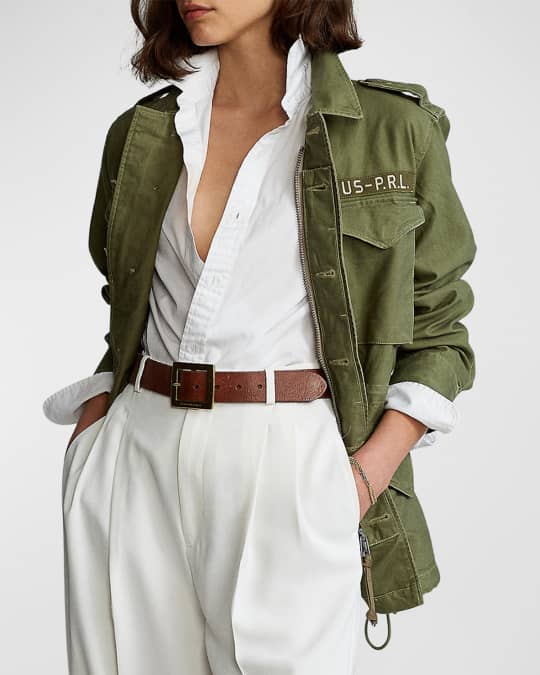 Ralph lauren military style jacket discount