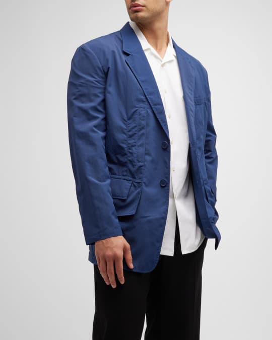 Men s Crinkled Nylon Blazer