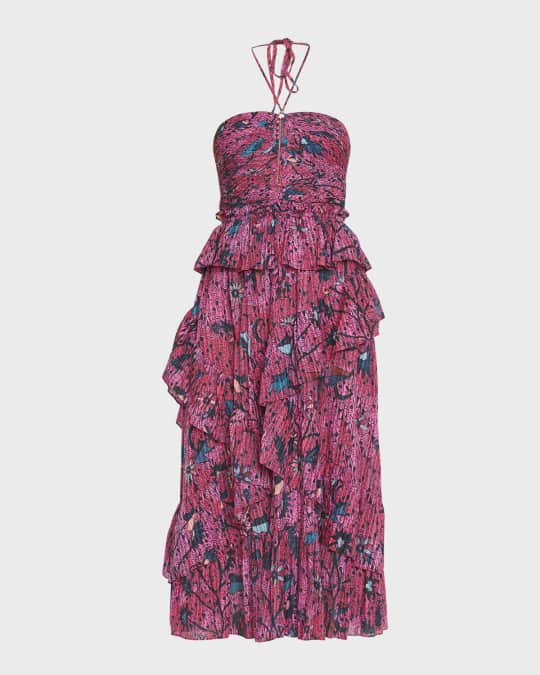 halter neck swing dress FSL Apparel Halter Neck Swing Dress main image 1