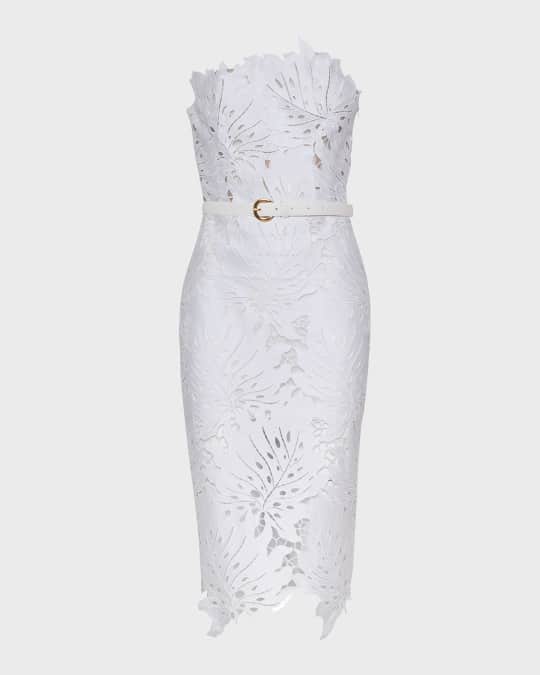 Neiman marcus new arrivals white lace dress